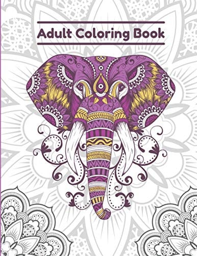 Adult Coloring Book Coloring Book With 60 Stress Relieving Mandala Animal Designs And Patterns For Relaxation