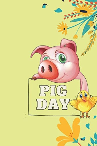 Pig Day Nice Coloring Books Animal Gift for Kids 2021