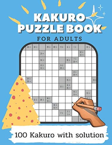 Kakuro Puzzle Book For Adults Puzzle Game Book For Adults Include Solutions