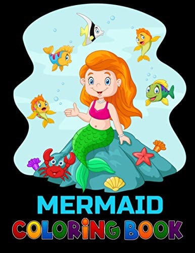 Mermaid Coloring Book 50 Pictures for Kids to Colour