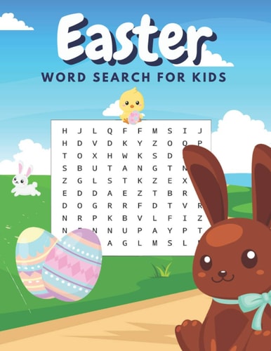 Easter Word Search For Kids Large Print Word Search For Kids With Solutions And Different Levels Of Difficulty