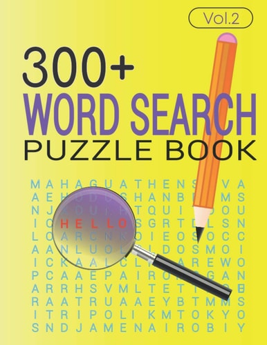 300+ WORD SEARCH PUZZLE BOOK (Vol.2) Word Search Book with Solution
