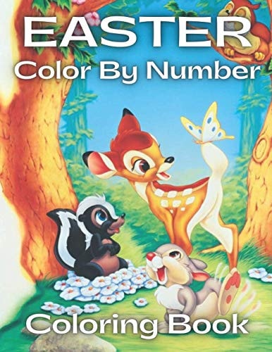 Easter Color By Number Coloring Book An Adult Coloring Book with Fun, Easy, and Relaxing Coloring Pages (Color by Number Coloring Books )