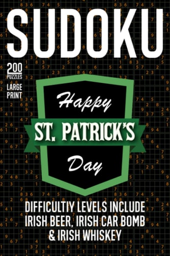 St. Patrick's Sudoku Book Happy St. Patrick's Day