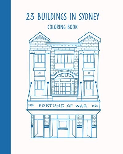 23 Buildings in Sydney Coloring Book