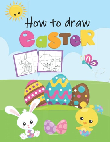 How To Draw Easter Grid Drawing Practice Book For Kids