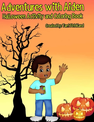 Adventures With Aiden Halloween Activity and Coloring Book