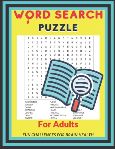Word Search For Adults Keep Your Brain Young and Active