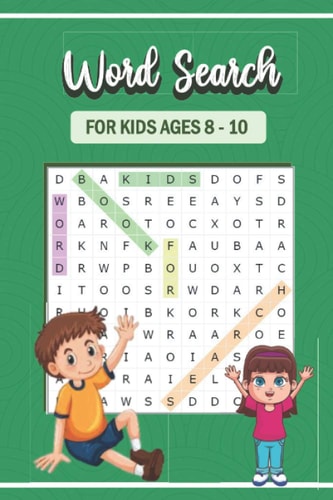 Word Search Book for Kids Ages 8-10 Practice Spelling, Learn Vocabulary, and Improve Reading Skills