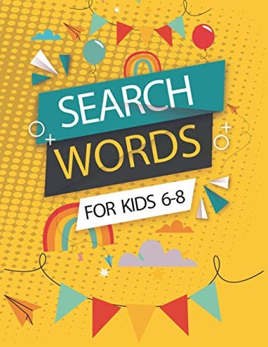 Word Search for Kids Ages 6-8 100 Word Search Puzzles Search and FindFun Learning Activities for Kids