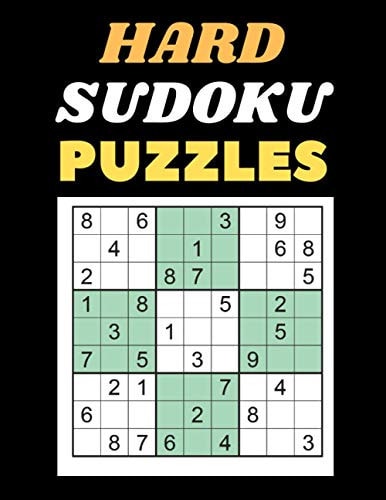 Hard Sudoku Puzzles 300 Hard Sudoku Puzzles and Solutions - Perfect for Adults.