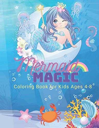 Mermaid Coloring Book Mermaid Coloring Book for Kids Ages 4-8