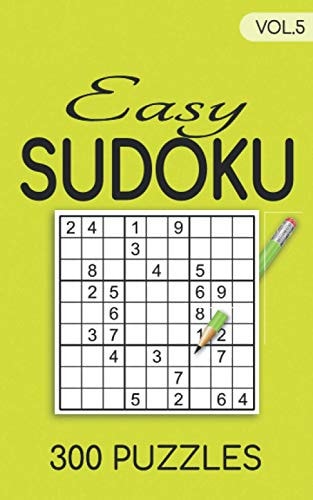Easy Sudoku 300 Puzzles Vol.5 Sudoku for Adults Easy Book