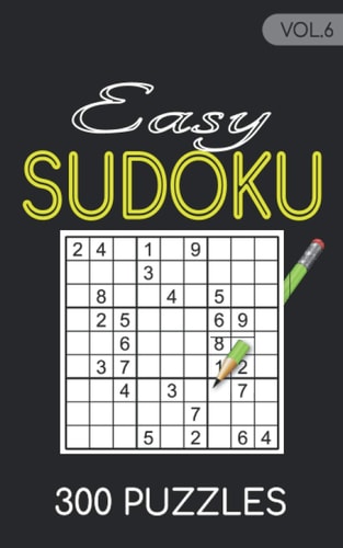 Easy Sudoku 300 Puzzles Vol.6 Sudoku for Adults Easy Book