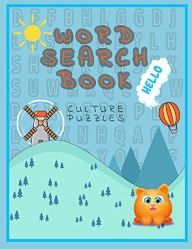 Word Search Book Size 8.5x11 60 Pages and 360 Words Search Puzzles and Different Vocabulary (Search and Find) with Small Pictures Culture Puzzle