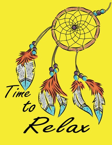 Time to Relax Mandala Coloring Book for Adults with Quotes - Stress Relief and Relaxation for Women and Men - White Paper