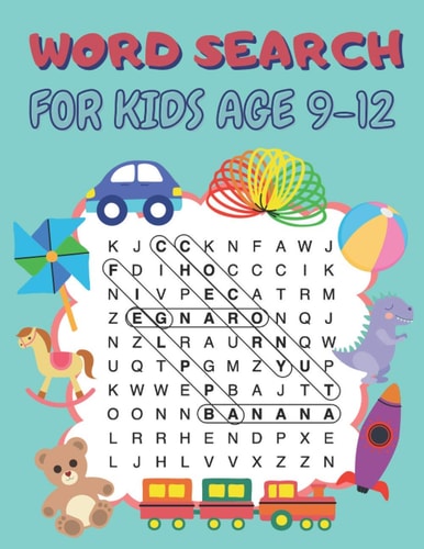 Word Search Book For Kids Age 9-12 100 Word Search and Find Puzzles With Answers to Keep Your Child Entertained
