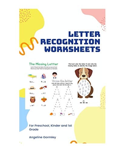 Letter Recognition Worksheets For Preschool, Kinder, and 1st Grade