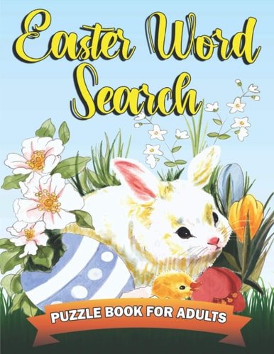 Easter Word Search Puzzle Book for Adults Large Print Word Search Book for Adult and Seniors with 1000+ Puzzles
