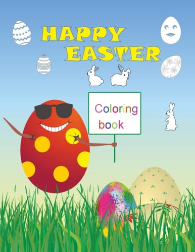 Happy Easter Coloring Book