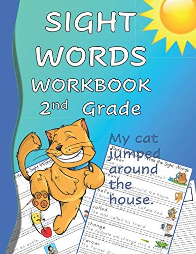 Sight Words Workbook 2nd Grade Read, Trace & Practice Writing Over 300 of the Most Common High Frequency Words For Kids Learning To Read & Write. Black & White Edition