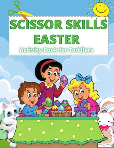 Scissor Skills Easter Activity Book for Toddlers