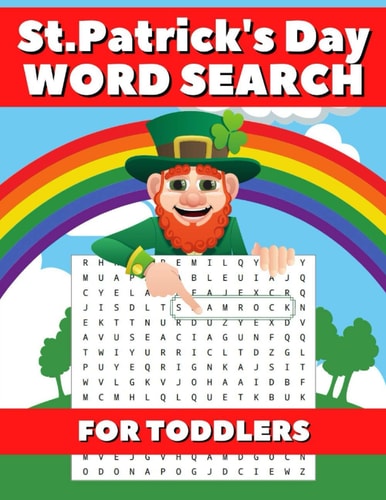 St.Patrick's Day Word Search For Toddlers Search & Find Word Puzzles and More Activity Book