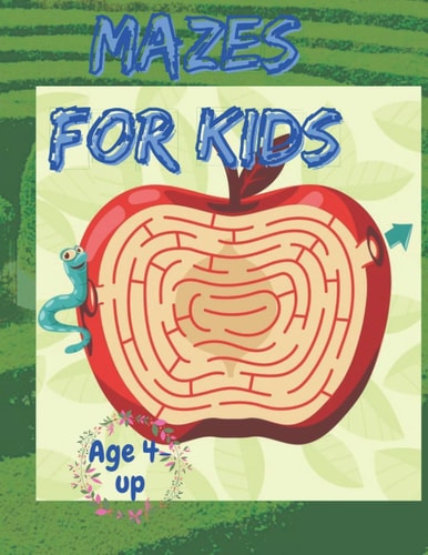 Mazes for Kids Age 4-up 60 Mazes for Kids Children and Adults Large Size 8.5*11