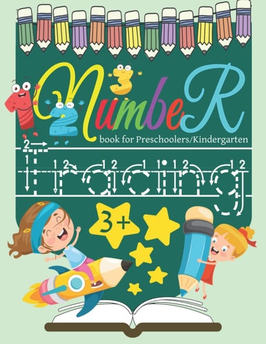 Number Tracing Book for Preschoolers and Kindergarten Number Tracing Books for Kids Ages 3-5, Practice For Kids, Number Writing Practice