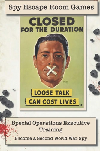 Spy Escape Room Games Special Operations Executive Training - Become a Second World War Spy