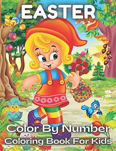 Easter Color By Number Coloring Book For Kids Happy Easter Color By Number Coloring Book For Kids
