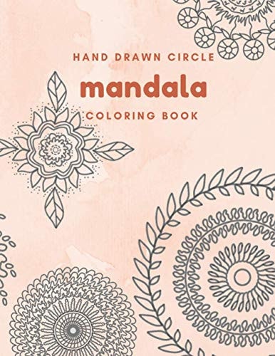 Hand Drawn Circle Mandala Coloring Book