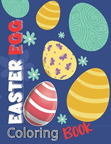 Easter Egg Coloring Book Activity Book for Adult and Teens! Collection of 50 Unique Easter Egg Design, Time for Easter Gift