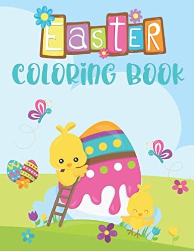 Easter Coloring Book Coloring Book Pages for Kids Ages 4-8 - Perfect Gift for Easter