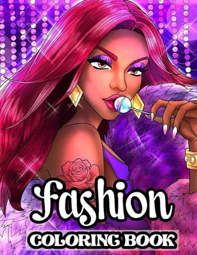 Fashion Coloring Pages For Adults, Teens and Girls