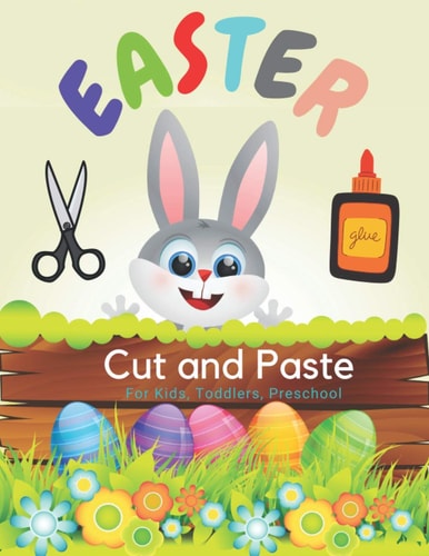 Easter Cut and Paste Funy Games for Kids & Toddlers & Preschool