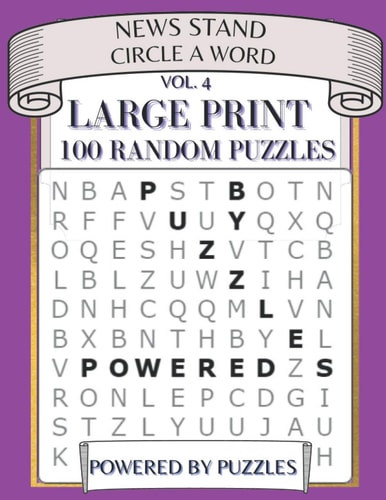 News Stand Circle a Word Vol.4 Large Print 100 Random Puzzles