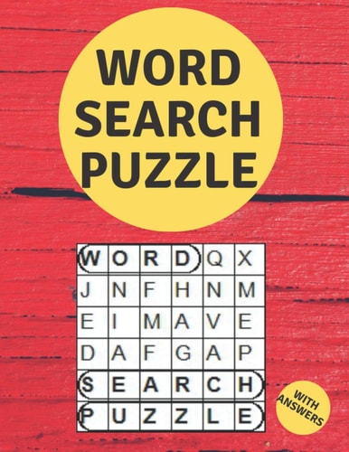 Word Search Puzzle Large Print Activity Book For Dementia People To Keep Your Brain Sharp and Increase Mental Capacity