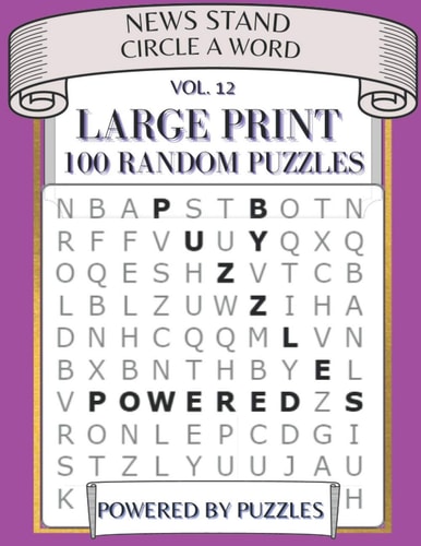 News Stand Circle a Word Vol.12 Large Print 100 Puzzles