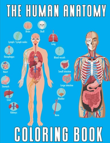 The Human Anatomy Coloring Book \ an Entertaining and Instructive Guide to the Human Body \ FOR ADULTS AND KIDS \ Learn and Enjoy