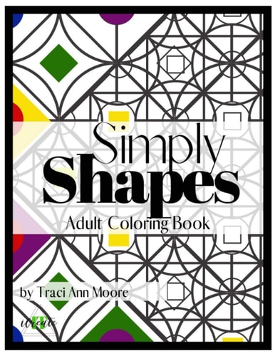 Simply Shapes Adult Coloring Book