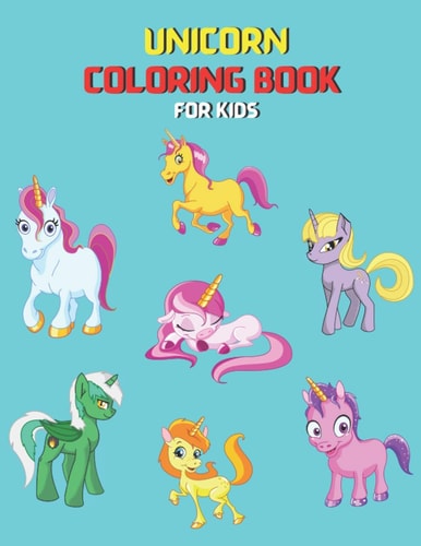 Unicorn Coloring Book For Kids Amazing Coloring Book for Girls and Boys with Unicorns, Ages 4-8 8.5x11 Inch