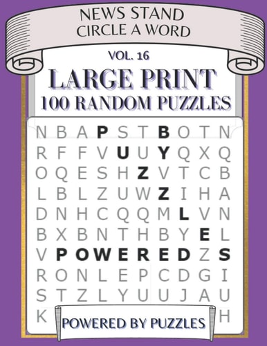 News Stand Circle a Word Vol.16 Large Print 100 Puzzles