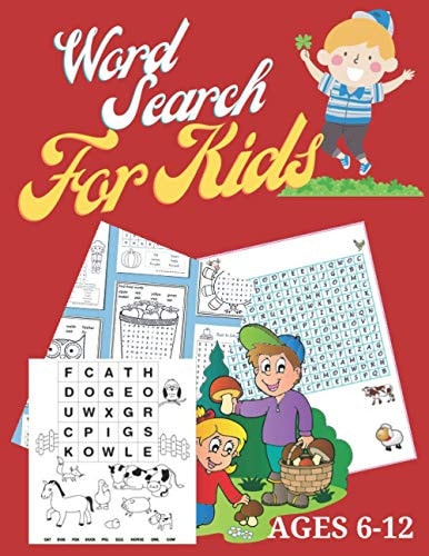 Word Search For Kids Ages 6-12 Word Search A Word Buzzles For Kids Size 8.5 X 11 Inches