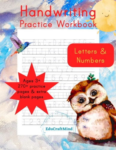 Handwriting Practice Workbook Letters & Numbers