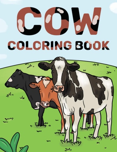Cow Coloring Book Cattle and Cow Gift for Cow Lovers