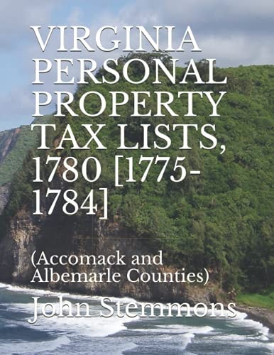 Virginia Personal Property Tax Lists, 1780 [1775-1784] (Accomack and Albemarle Counties)