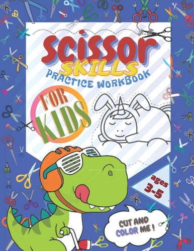 Scissor Skills Practice Workbook Cutting Practice Activity Book for Kids!