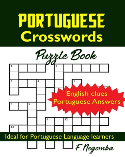 PORTUGUESE Crosswords Puzzle Book