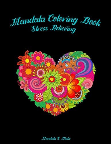 Mandala Coloring Book Stress Relieving for Adults/ Relaxation Coloring Book